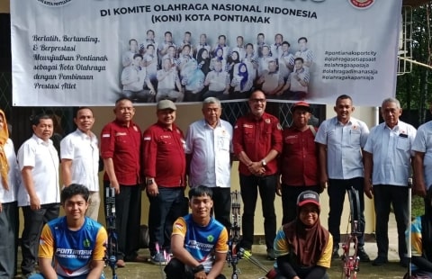 KONI dan Disporapar Kota Pontianak Sambut Positif Studi Tiru dari KONI Kabupaten Kutai Kartanegara