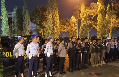 Polres Kubu Raya Amankan Malam Takbiran Idul Adha. Foto/Istimewa. 