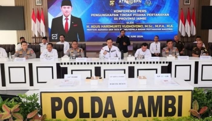 Gebuk Mafia Tanah di Jambi, Menteri AHY Selamatkan dari Potensi Kerugian Rp 1,19 Triliun