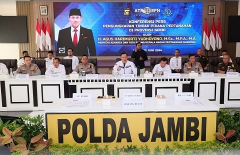 Gebuk Mafia Tanah di Jambi, Menteri AHY Selamatkan dari Potensi Kerugian Rp 1,19 Triliun