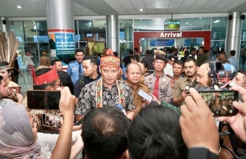 Tiba di Palangka Raya, Menteri AHY Membuka Forum Borneo ke-7