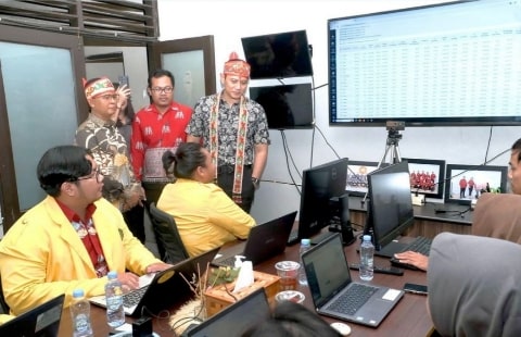 Kunjungi Kantor Pertanahan Kota Palangka Raya, Menteri AHY Pastikan Urusan Pertanahan dan Tata Ruang Berjalan Baik. Foto/Instagram @kantahkotasingkawang. 