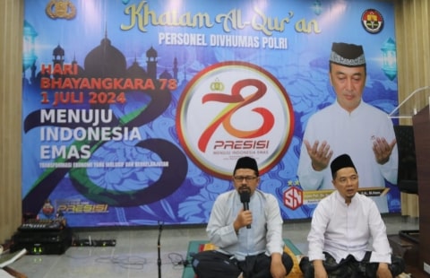 Divisi Humas Polri Gelar Khotmil Qur'an Dalam Rangka HUT Bhayangkara ke-78