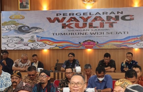 Virtual Wayang Kulit Tumurune Wiji Sejati Meriahkan Hari Bhayangkara ke-78