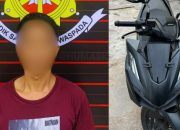 Nekat Curi Motor, Residivis Di Kubu Raya Ditangkap Polisi