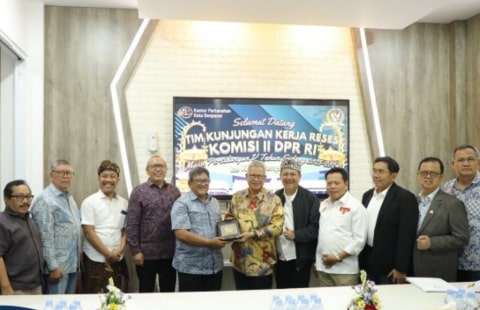 Komisi II DPR RI Apresiasi Capaian PTSL dan Implementasi Sertipikat Elektronik di Kota Denpasar