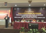 Gelar Sosialisasi, Ketua KPU Provinsi Kalbar Tegaskan Pasangan Calon Lengkapi Syarat Maju Pilkada 2024