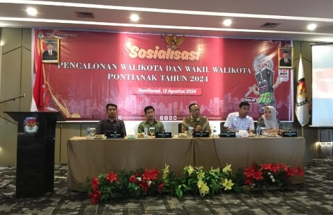 KPU Kota Pontianak Gelar Sosialisasi Peraturan KPU Nomor 8 Tahun 2024