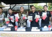 Polda Kalbar Berhasil Gagalkan Penyelundupan Narkotika jenis Shabu Sebanyak 19.908 Gram dan Ekstasi 22.228 Butir