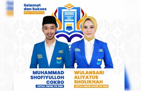 Profil Gus Shofi Ketum PB PMII dan Wulansari Ketum Kopri PB PMII 2024-2027