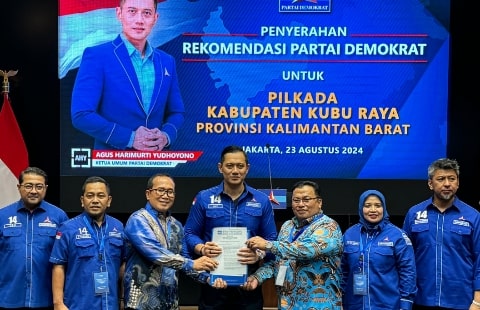 Partai Demokrat Resmi Usung Pasangan Jikir di Pilkada Kubu Raya