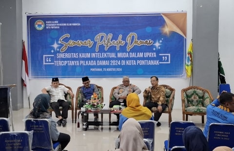 IKAPMII Kota Pontianak Gelar Seminar Ciptakan Pilkada Damai Tahun 2024