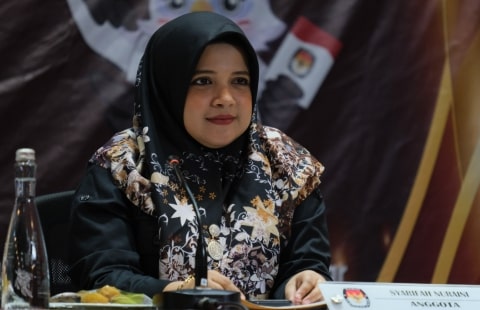 Anggota KPU Provinsi Kalbar Syarifah Nuraini, S.Pd.I., M.Pd.