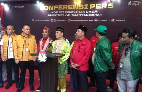 Resmi Daftar Pilgub Kalbar, Nama Duet Norsan-Krisantus Adalah NKRI. Foto/Istimewa. 