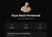 Inilah Status WA KH Nasir yang Wafat saat Menjadi Khatib, Isinya Pepatah Bahasa Arab