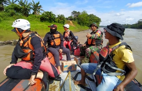 Penjual Sayur Tenggelam di Sungai Melawi