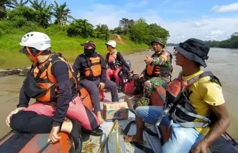 Penjual Sayur Tenggelam di Sungai Melawi