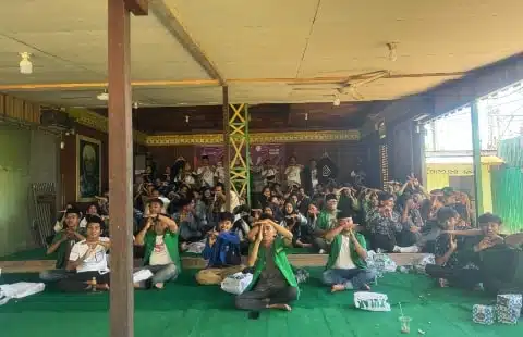 Sekolah Kebangsaan Tular Nalar, Strategi Ansor Kalbar Edukasi Pemilih Pemula. Foto/Istimewa. 