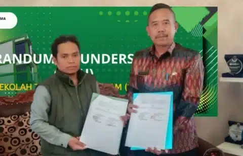 STAI Mempawah Melakukan MoU dengan SMKN 1 Mempawah. Foto/Istimewa. 