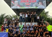 Paslon Jikir Gelar Turnamen Bola Berhadiah Puluhan Juta di Kecamatan Kubu