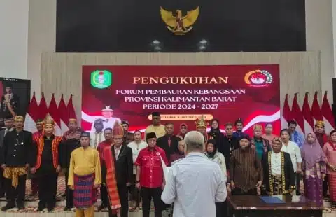 Komitmen Menjaga Persatuan Dengan Pembauran, FPK Kalbar Resmi Dilantik Pj Gubernur