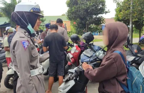 Cegah Kecelakaan, Polres Kubu Raya Tindak Pelanggaran Fatal. Foto/Istimewa. 