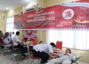 HUT Humas Polri ke-73, Polres Kubu Raya Gelar Donor Darah