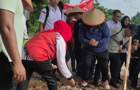 Kakanwil Kumham Kalbar Resmikan Pembukaan Lahan Tanaman Dan Penebaran Benih Ikan