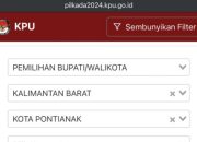 Berikut Link KPU Hasil Hitung Cepat Pilwako Pontianak 2024