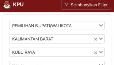 Lihat Perolehan Suara di Hitung Cepat Pemilihan Bupati dan Wabup Kubu Raya 2024/tangkapan layar kpu.go.id