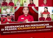 PDIP Kalbar Menang Pemilihan Gubernur dan 11 Kabupaten/Kota