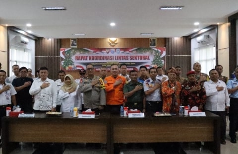 Polres Kubu Raya Siapkan 520 Personel Gabungan untuk Amankan Natal dan Tahun Baru 2025