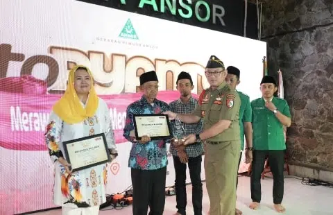 Gelar Riyanto Award, PP GP Ansor Luncurkan Posko Pengamanan Natal dan Tahun Baru. Foto/Istimewa. 