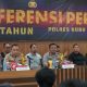 Konferensi Pers Polres Kubu Raya: Dari 270 Kasus, 197 Berhasil Diselesaikan