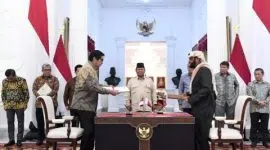 Presiden Prabowo Saksikan Penandatanganan MoU Pengembangan Proyek Hunian 1 Juta Unit. Foto/Istimewa. 