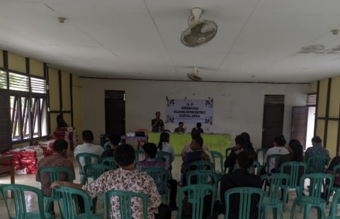 Peluncuran Ruang Komunitas Digital Desa RKDD di Desa Pahauman