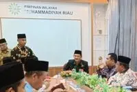 PWNU Riau Silaturrahim ke Muhammadiyah Bahas Sinergitas Keilmuan dan Kemitraan. Foto/Istimewa. 