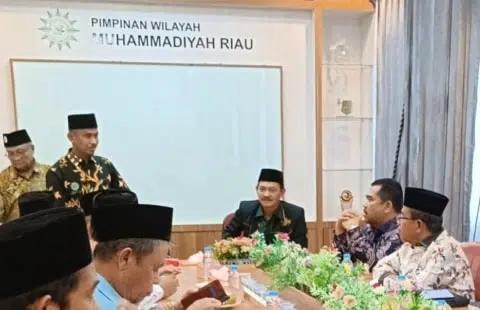 PWNU Riau Silaturrahim ke Muhammadiyah Bahas Sinergitas Keilmuan dan Kemitraan