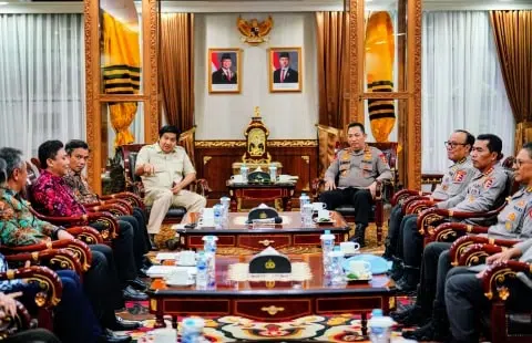 Kapolri dan Menteri Perumahan Bahas Program Pembangunan 3 Juta Rumah. Foto/Istimewa. 