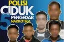 5 Pengedar Narkoba di Kubu Raya Ditangkap Polisi. Foto/Istimewa. 