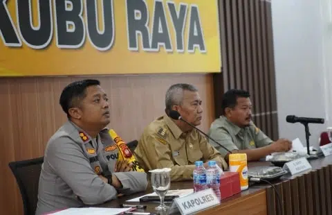 Pj Bupati dan Kapolres Kubu Raya Hadiri Rakor Ketahanan Pangan Bersama Kementan RI dan Polri. Foto/Istimewa. 