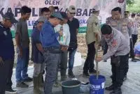 Kapolda Kalbar Hadiri Penerapan Bioteknologi Budidaya Jagung. Foto/Istimewa. 