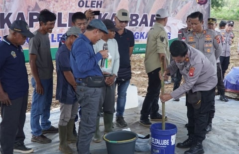 Kapolda Kalbar Hadiri Penerapan Bioteknologi Budidaya Jagung