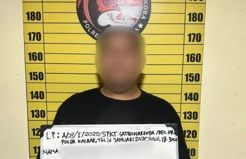 Pengguna Sabu di Kubu Raya Diciduk, Barang Bukti di Saku Celana. Foto/Istimewa. 