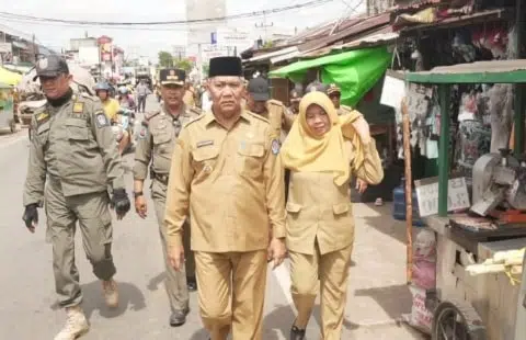 Pemerintah Kabupaten Kubu Raya Merelokasi 24 Pedagang di Pasar Melati. Foto/Istimewa. 