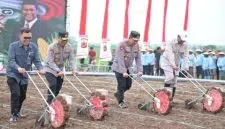 Polda Kalbar dan Pemkab Bengkayang Bangun Pabrik Jagung. Foto/Istimewa. 