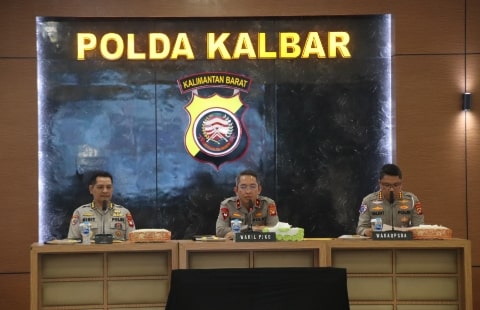 Persiapan Pengamanan Imlek dan Cap Go Meh, Polda Kalbar Gelar Latpraops Liong Kapuas 2025
