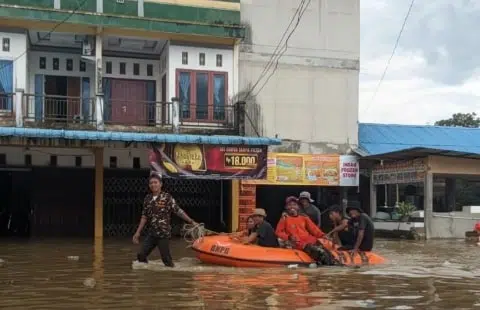 NU Bengkayang Galang Dana Untuk Ribuan Warga Terdampak Banjir. Foto/Istimewa. 