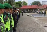 Kodim 1207/Pontianak Beserta Polresta Pontianak Siap Mengamankan Malam Tahun Baru Imlek 2025. Foto/Istimewa. 