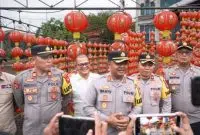 Polres Kubu Raya Kerahkan Ratusan Personel Amankan Perayaan Imlek. Foto/Istimewa. 